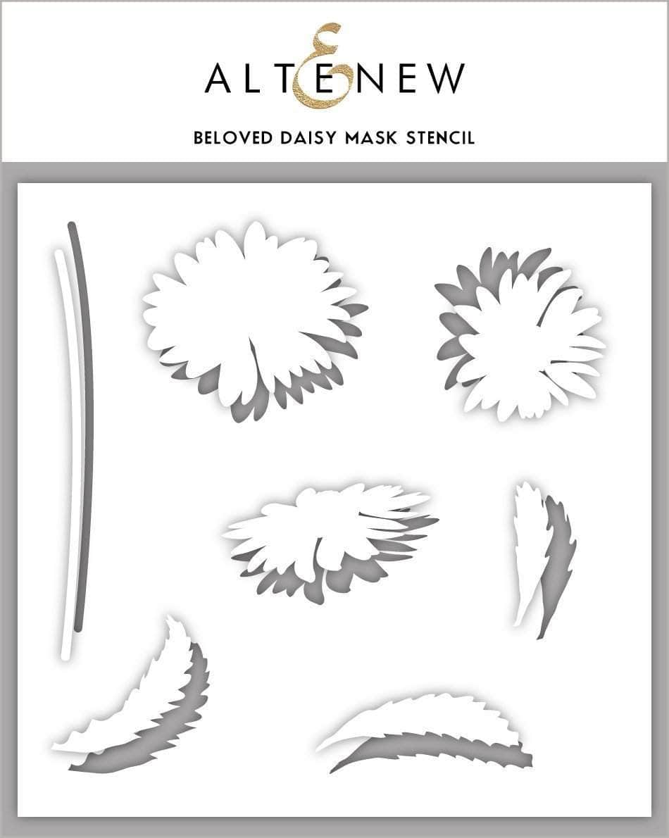 altenew-beloved-daisy-mask-stencil-schablone-6x6-blumen image 1