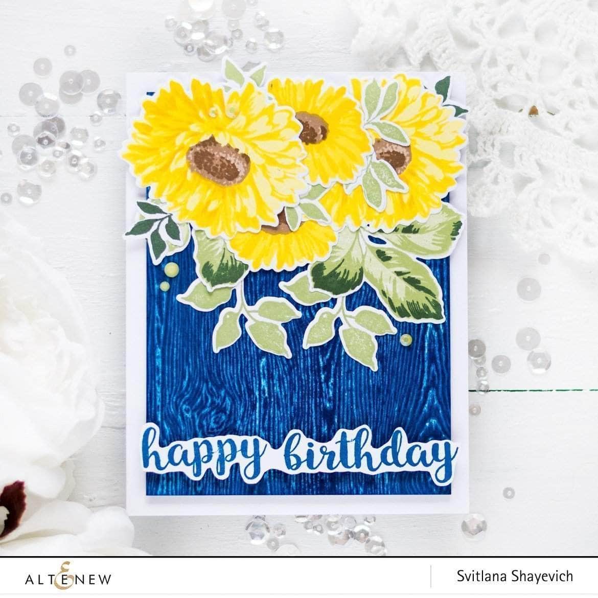 altenew-sunflower-daisy-stempelset-6x8-blumen-21-teilig image 3