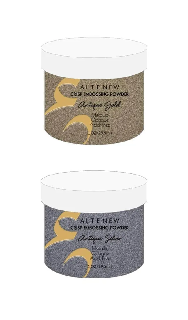 altenew-embossingpulver-bundle-antik-gold-silber-2x28g image 1