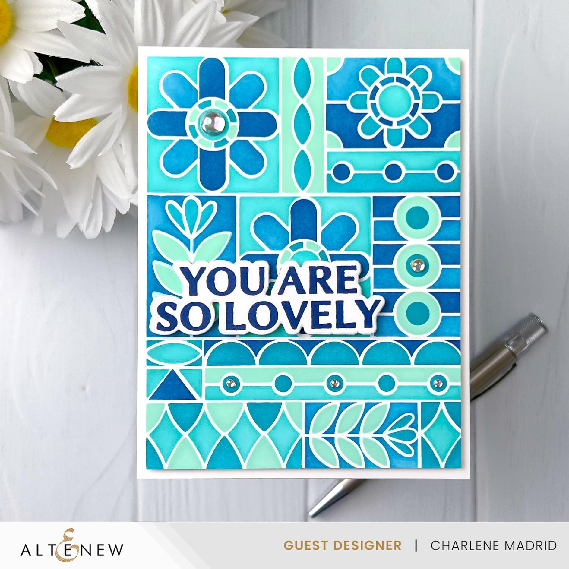 altenew-flower-shine-complete-bundle-foil-platte-stanze-set image 7