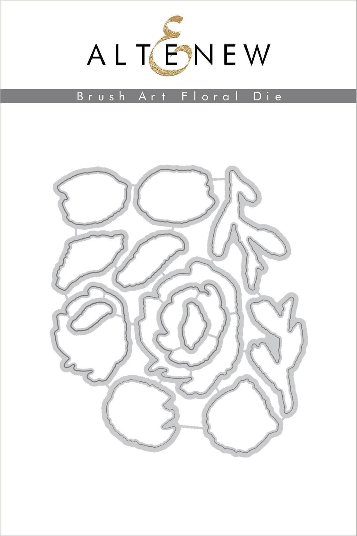 altenew-brush-art-floral-stanzschablonen-blumen-13tlg image 1