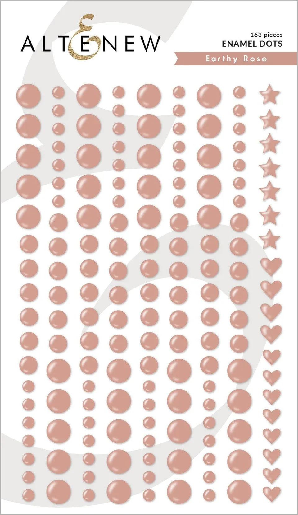 altenew-earthy-rose-enamel-dots-embellishments-163-tlg image 1