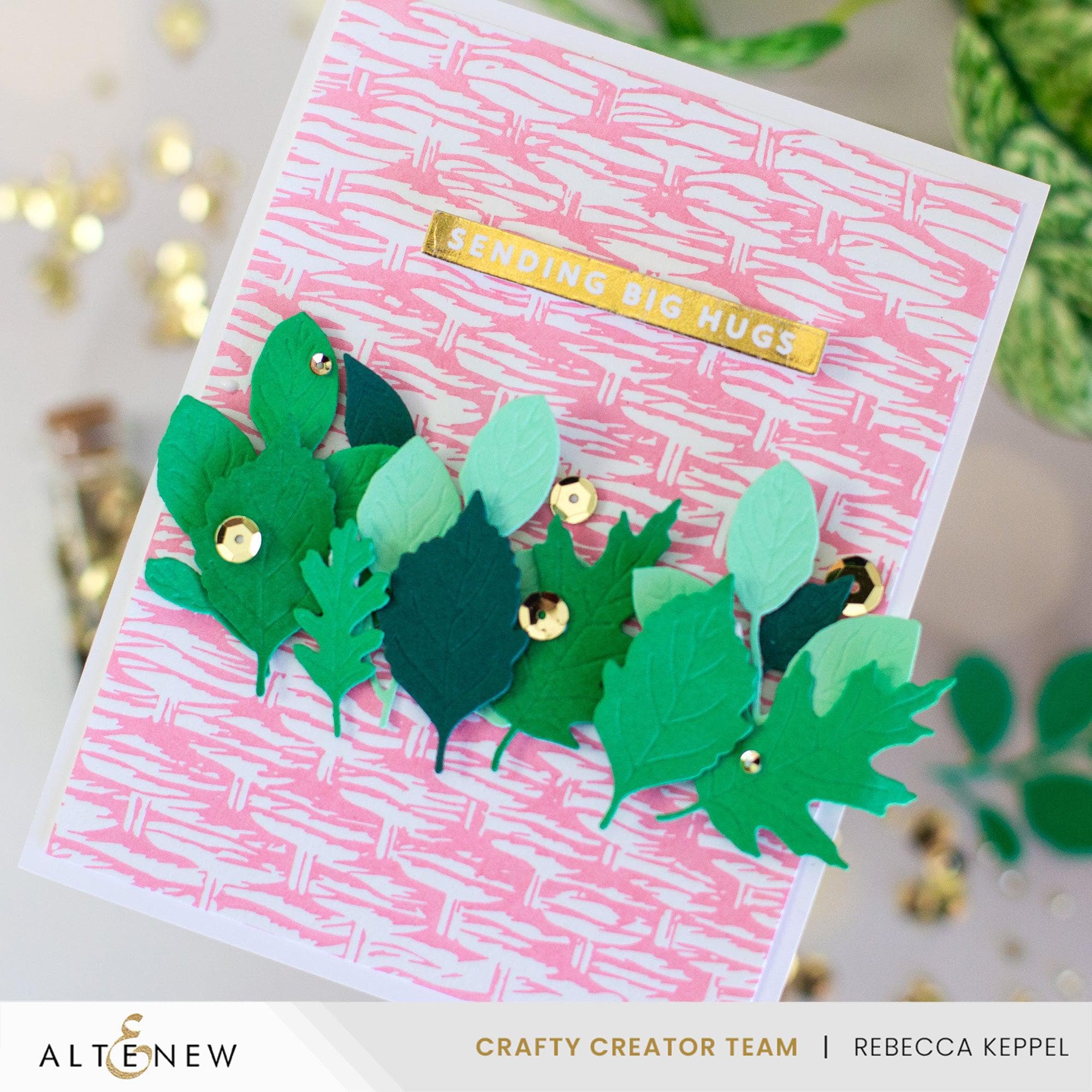 altenew-sweet-leaf-cardstock-fotokarton-mint-10-blatt image 2