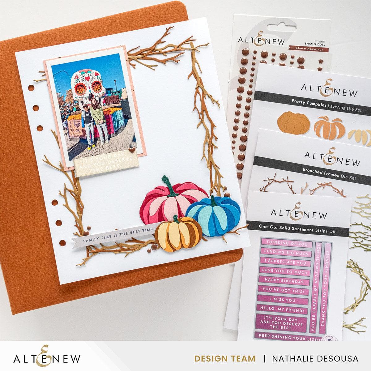 altenew-choco-hazelnut-enamel-dots-selbstklebend-braun image 2