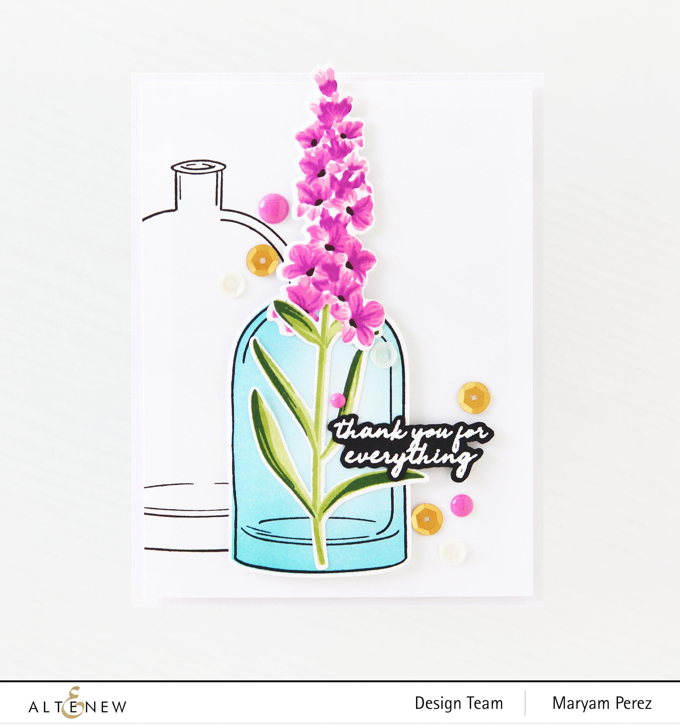 altenew-versatile-vases-2-mask-stencil-set-schablone-2in1 image 2