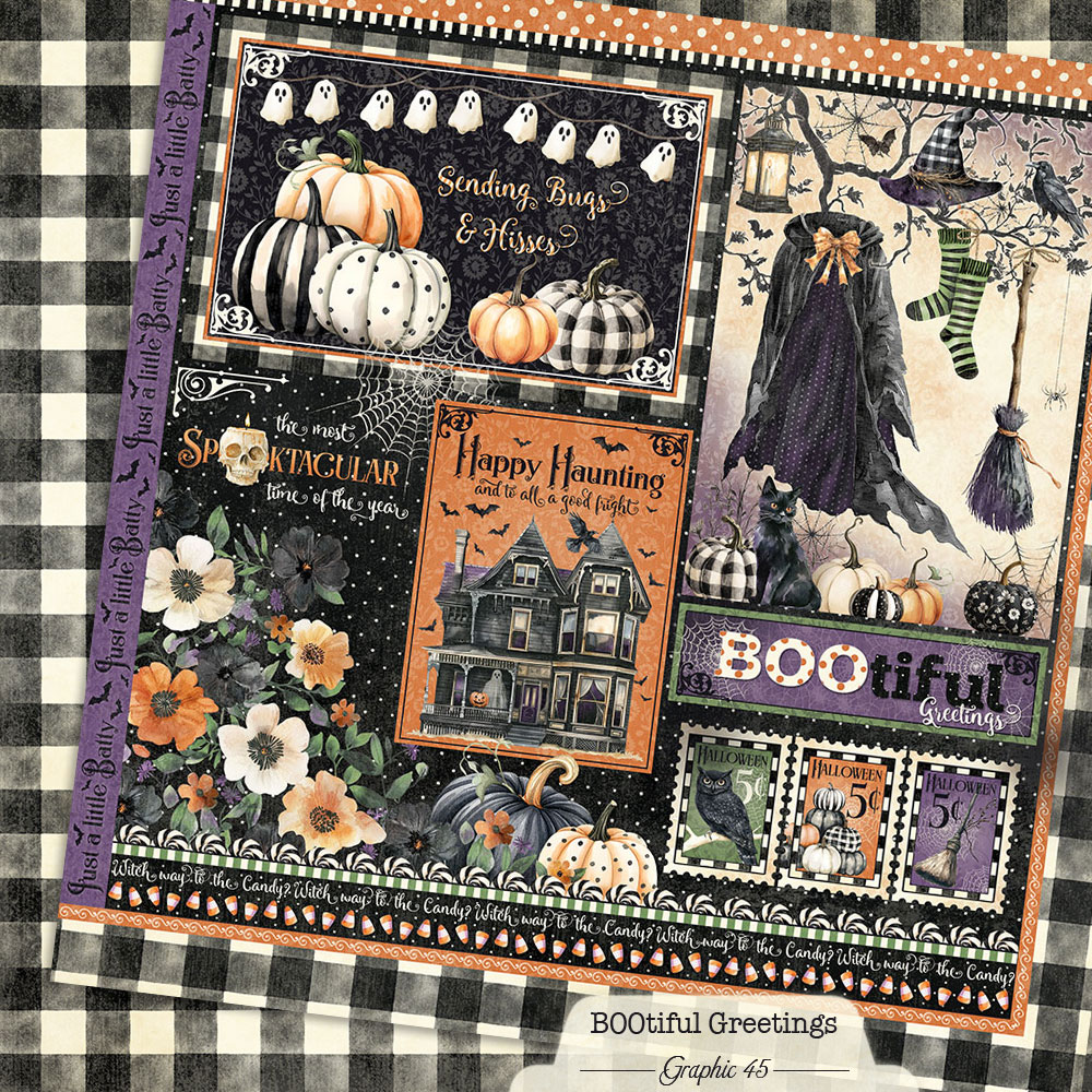 graphic-45-bootiful-greetings-8x8-papier-24-blatt-halloween image 3