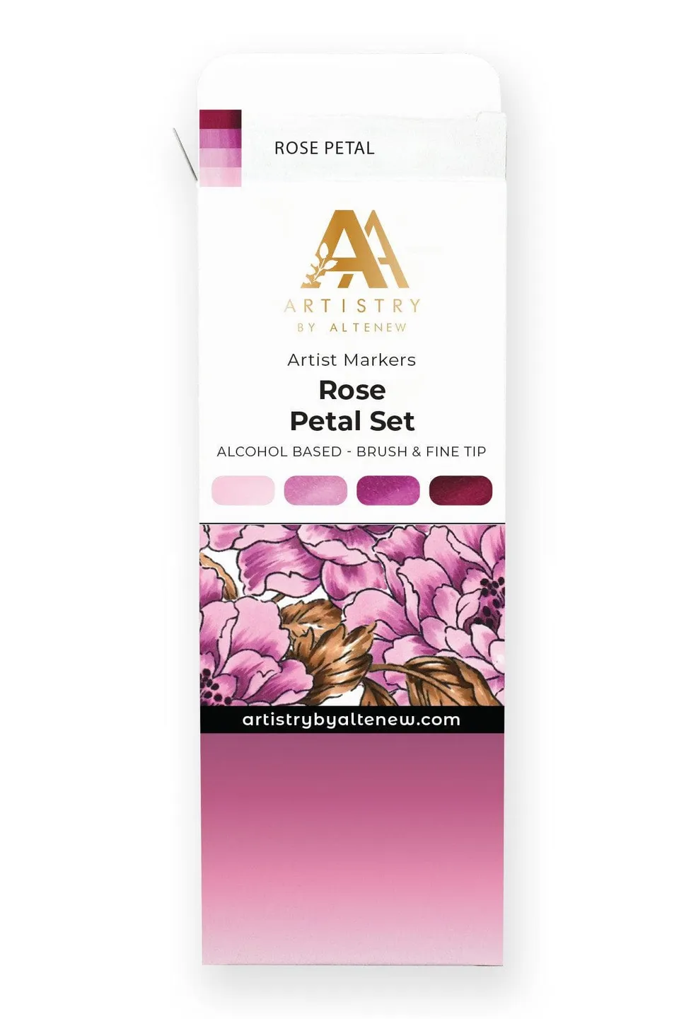 altenew-artist-alcohol-markers-rose-petal-set-4-marker-rosa image 1
