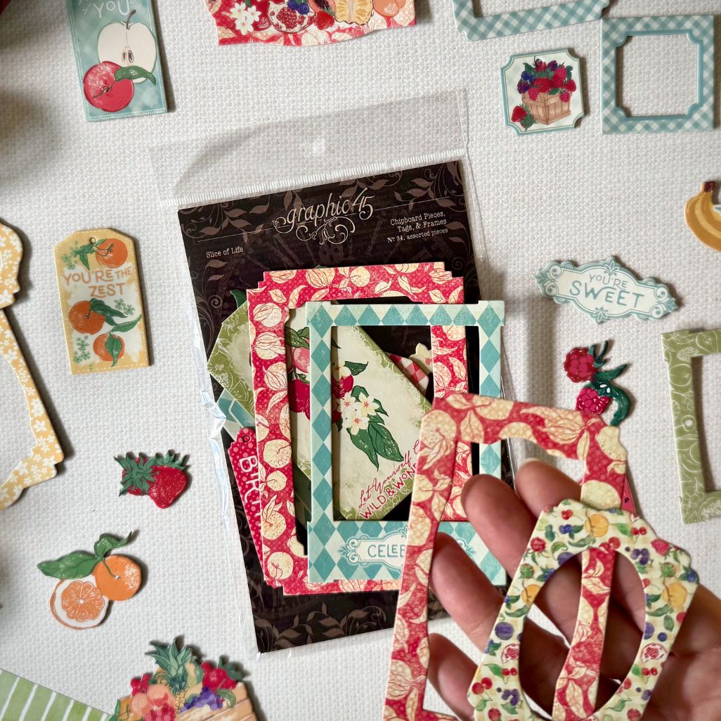 graphic-45-slice-of-life-chipboard-tags-frames-34-teile image 3