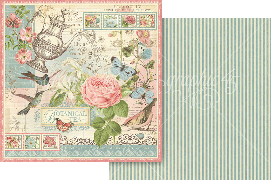 graphic-45-botanical-tea-keepsake-kit-papier-stanzformen-set image 3
