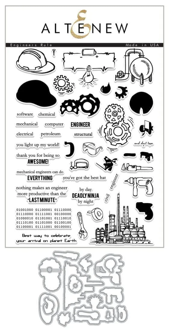 altenew-stamps-engineers-rule-stempel-stempel-und-stanzen-technik image 1