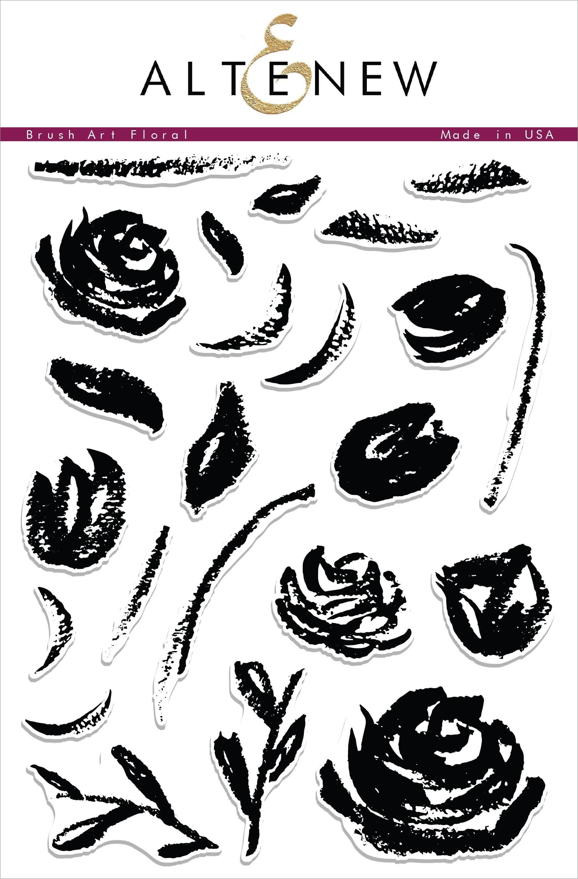 altenew-brush-art-floral-stempelset-blumen-23-teilig image 1