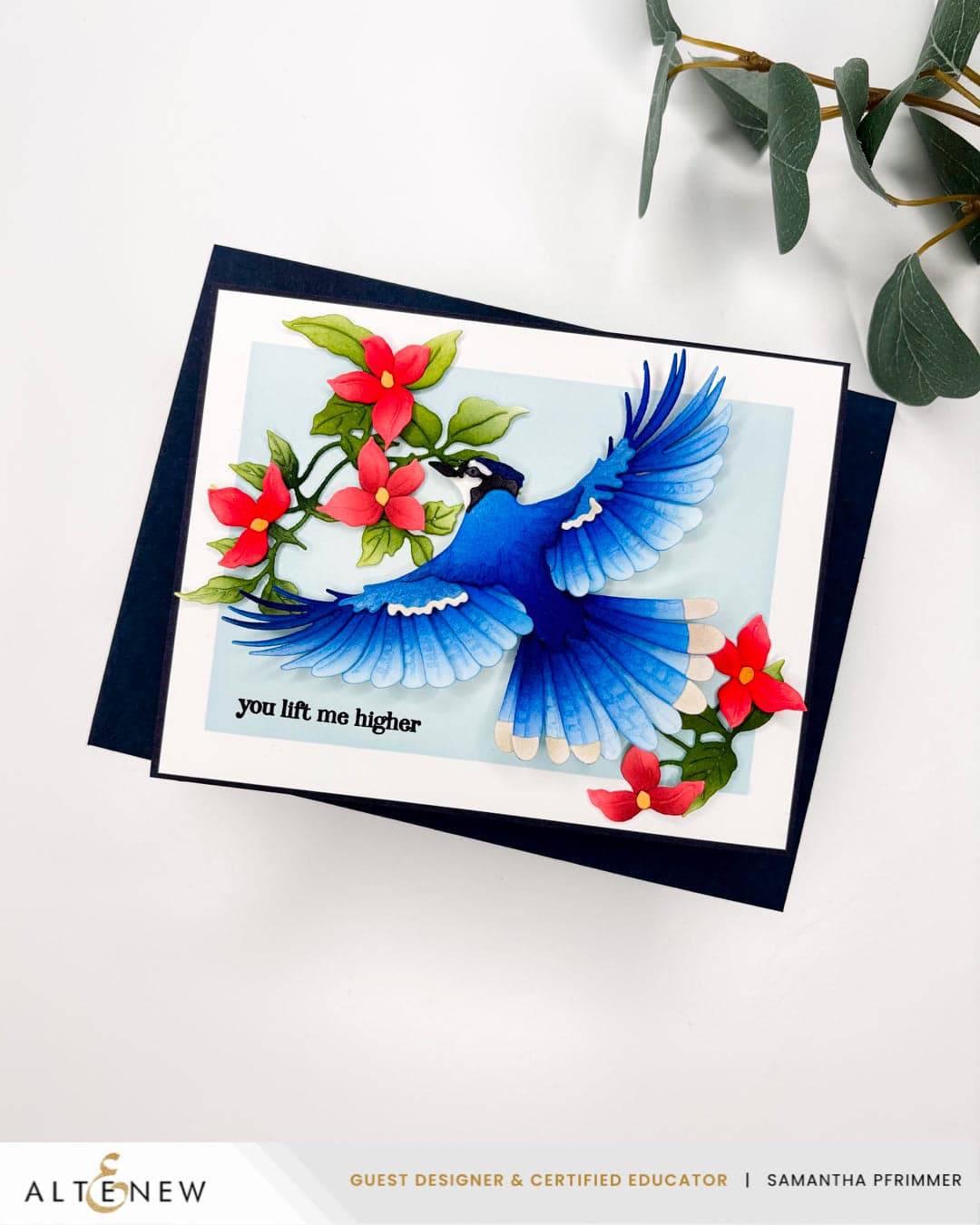altenew-feathered-beauty-stanzen-vogel-blau-2-tlg image 7