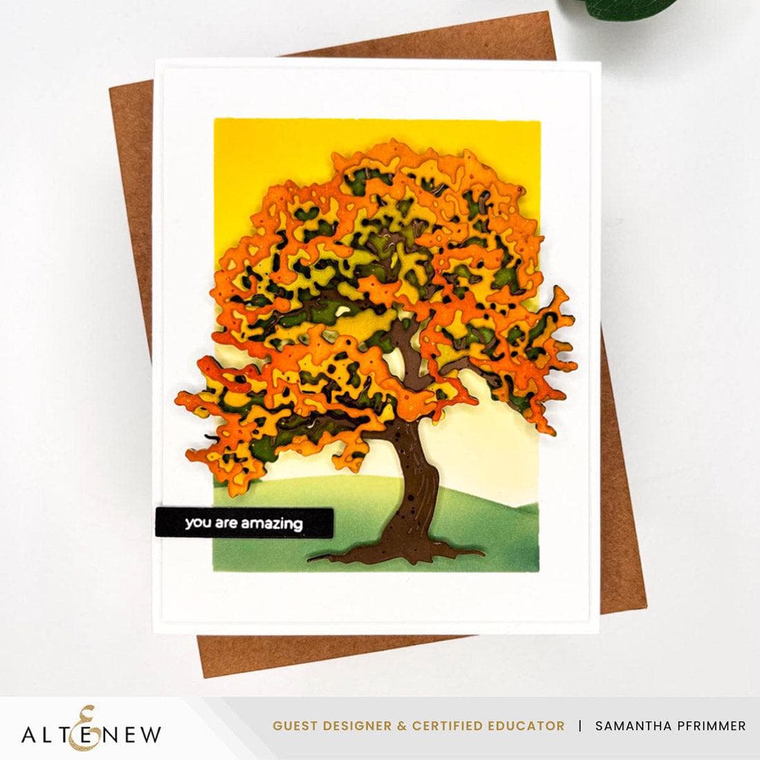 altenew-majestic-maple-tree-stanzset-baum-4-tlg image 4