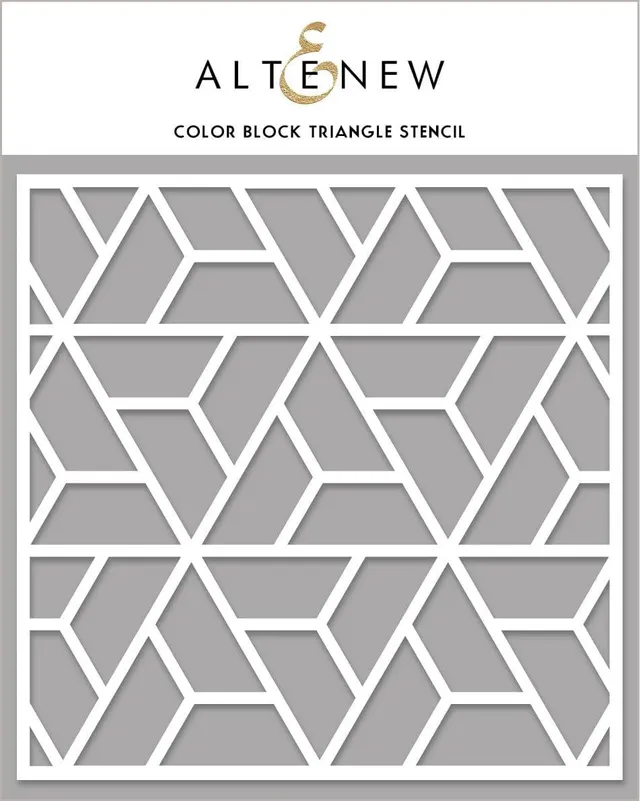 altenew-color-block-triangle-schablone-6x6-geometrisch image 1