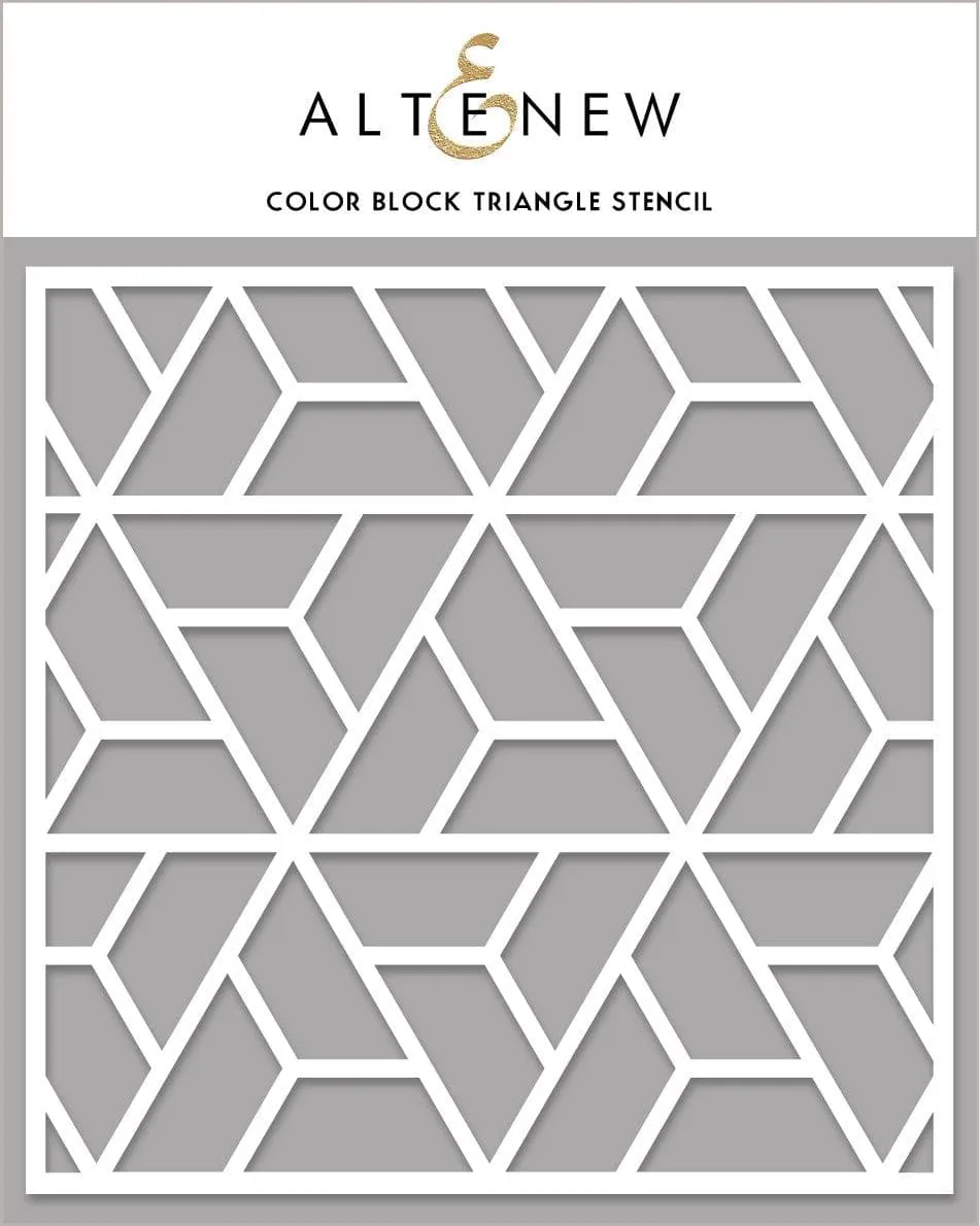 altenew-color-block-triangle-schablone-6x6-geometrisch image 1