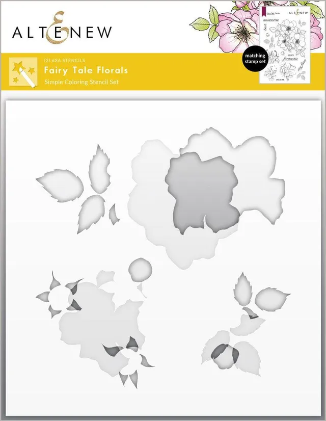 altenew-fairy-tale-florals-schablonen-set-blumen-2-in-1 image 1