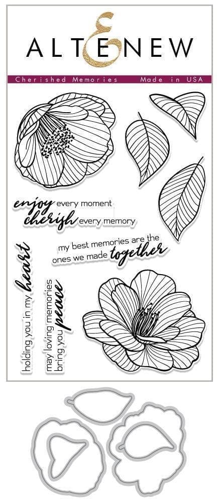 altenew-cherished-memories-stempelset-mit-stanzen-komplett-bundle image 1