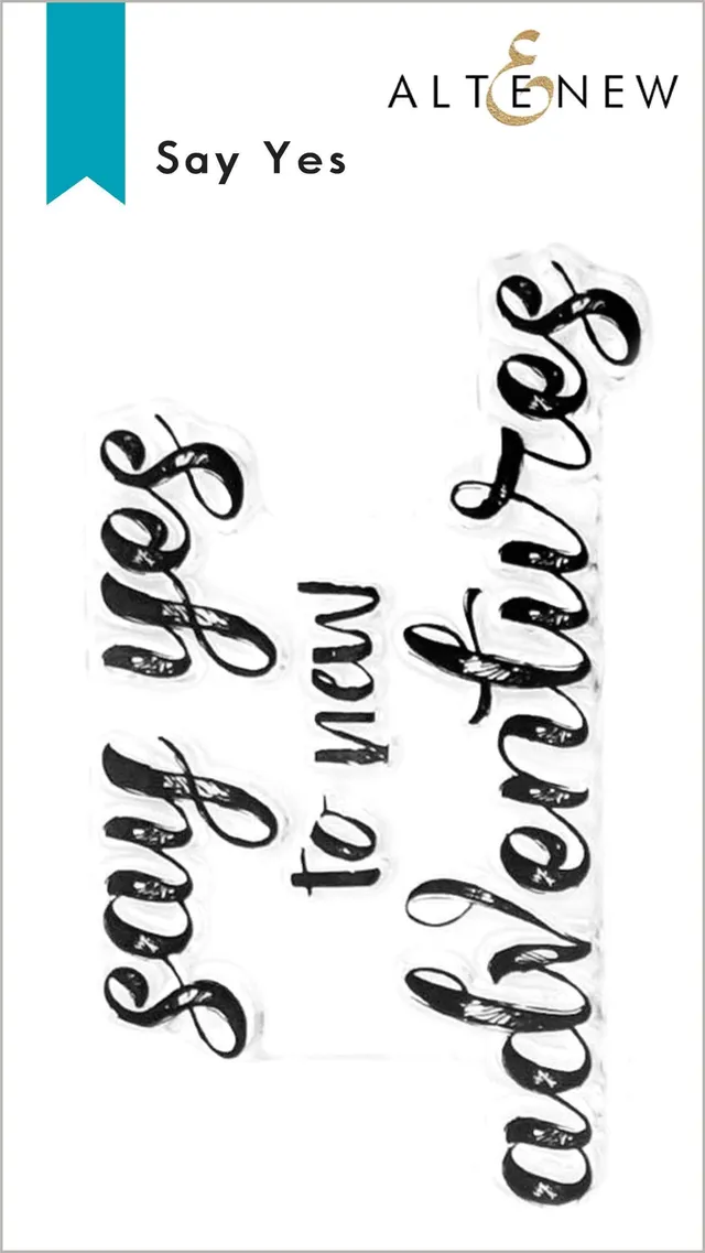 altenew-say-yes-stempel-mini-spruch-abenteuer-2x3 image 1