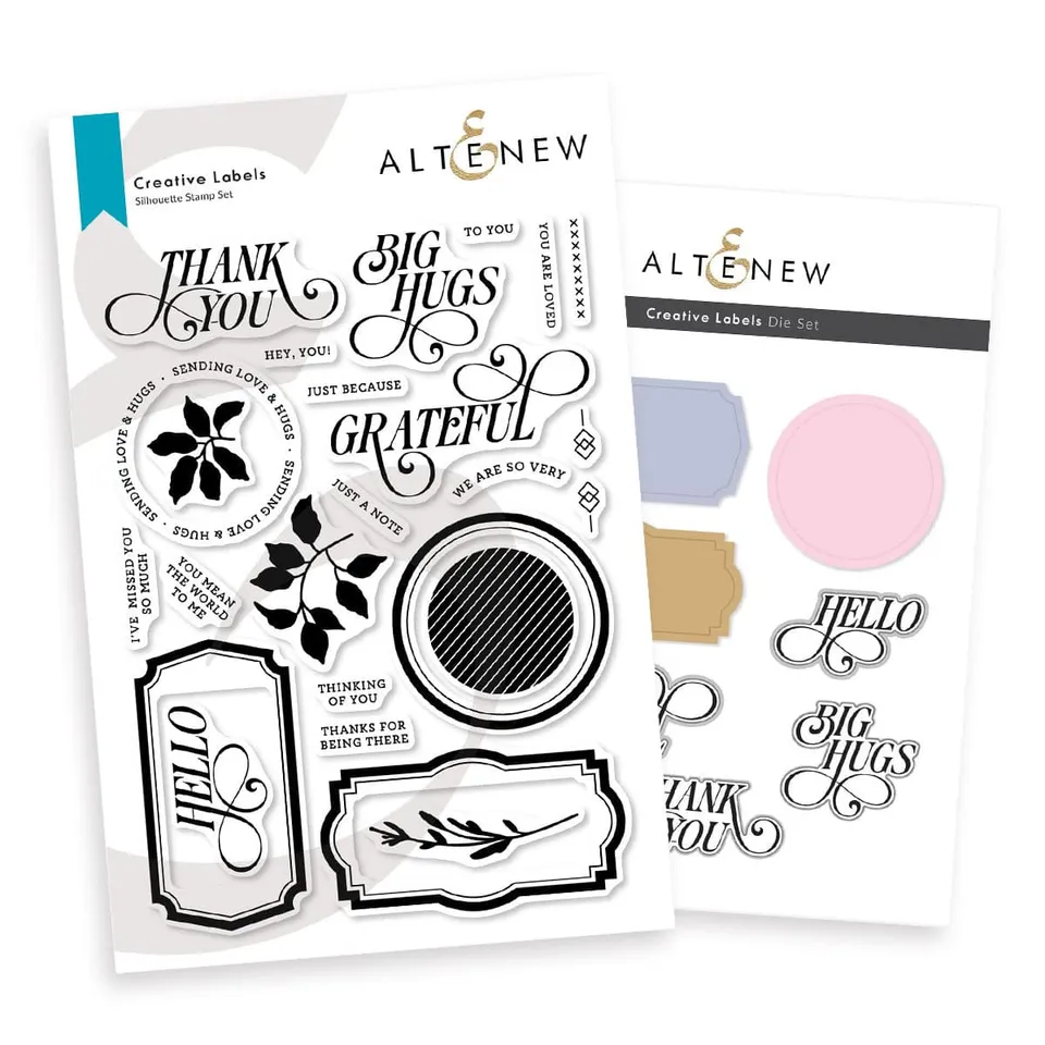 altenew-creative-labels-stempel-stanzen-bundle-vintage image 1