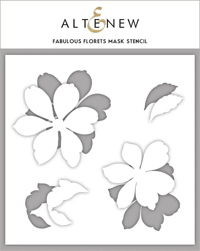 altenew-stencils-fabulous-florets-mask-stencil-schablone-6x6 image 1