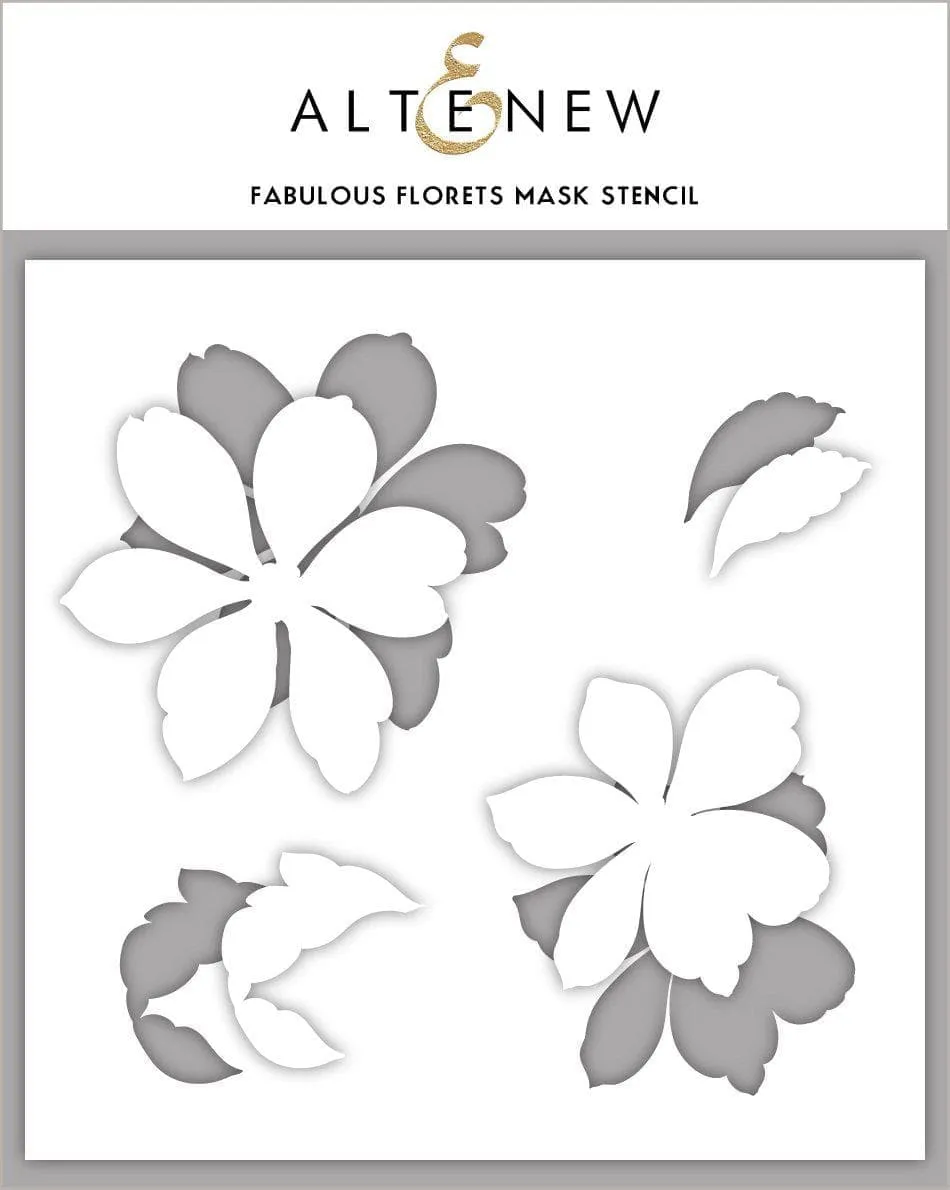 altenew-stencils-fabulous-florets-mask-stencil-schablone-6x6 image 1