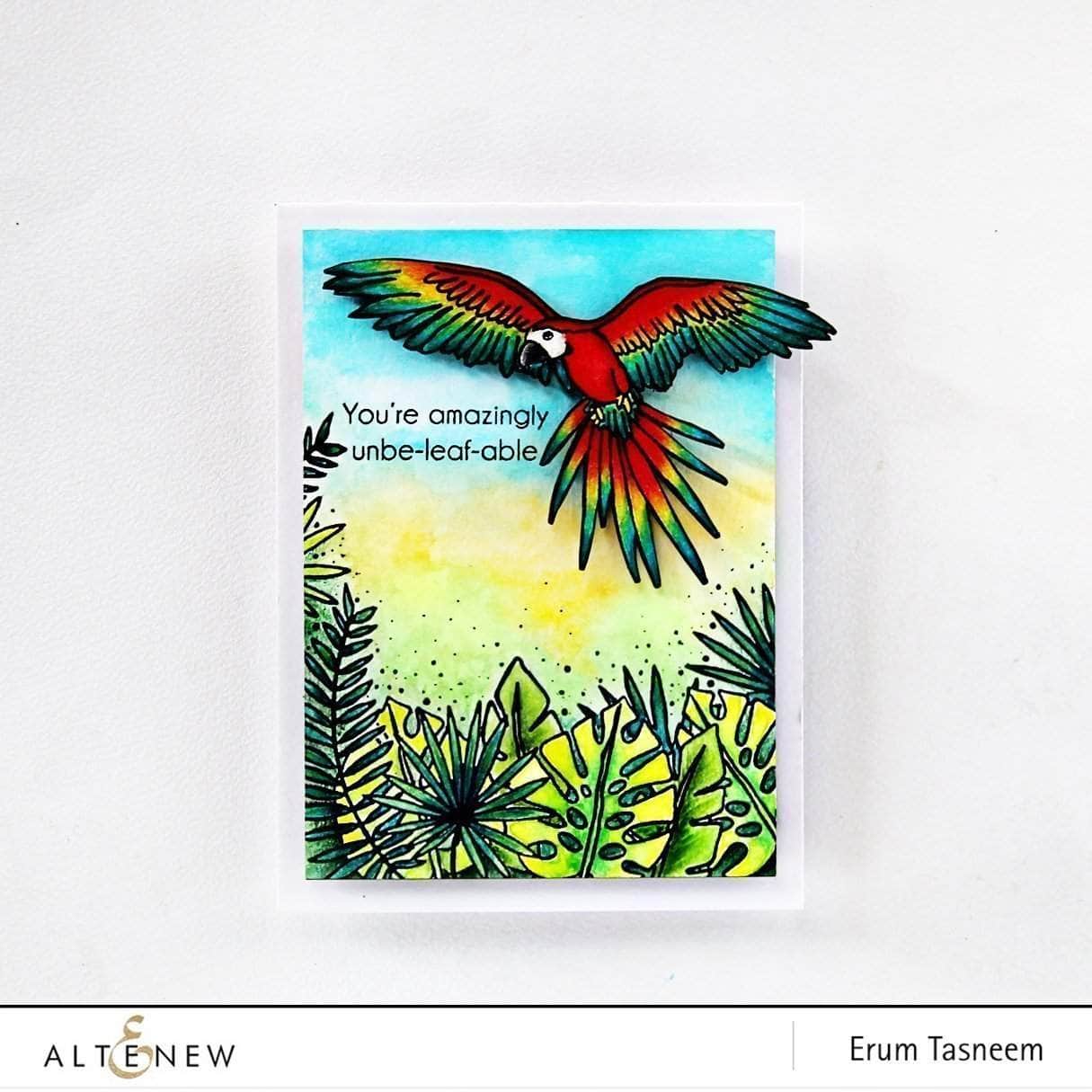 altenew-parrot-paradise-stanzschablonen-set-5-teilig-papagei image 7