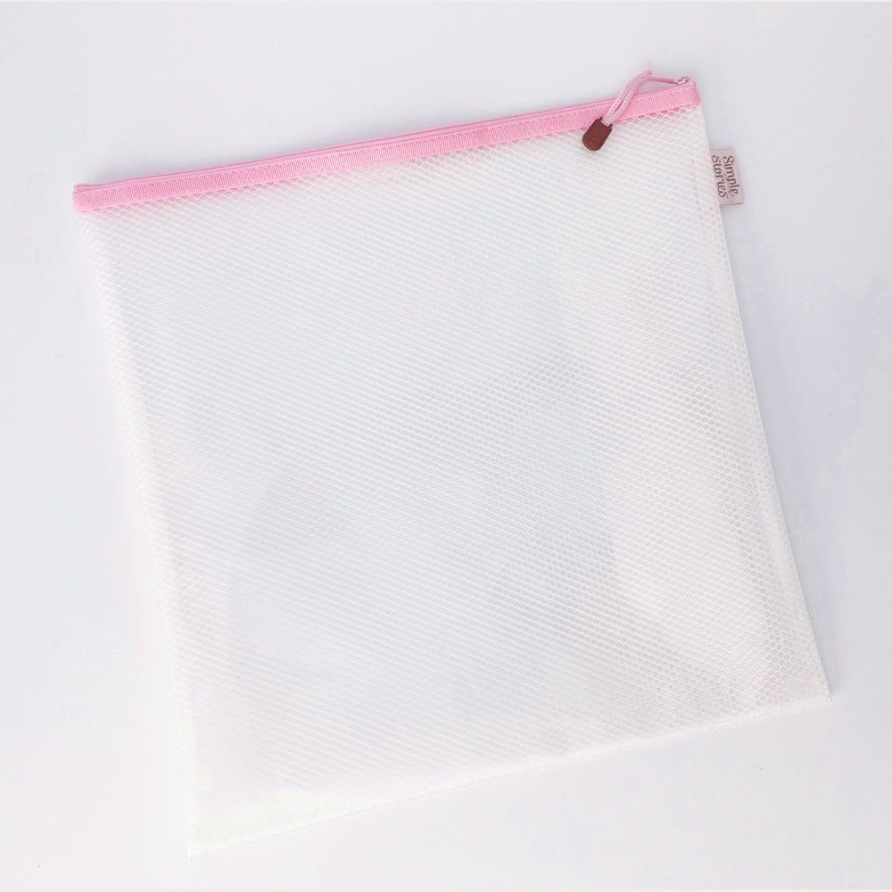 simple-stories-craft-storage-pouch-large-pink-14x14-aufbewahrung image 1