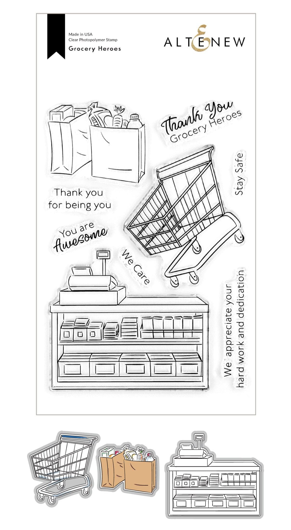 altenew-grocery-heroes-stempel-stanzen-bundle image 1