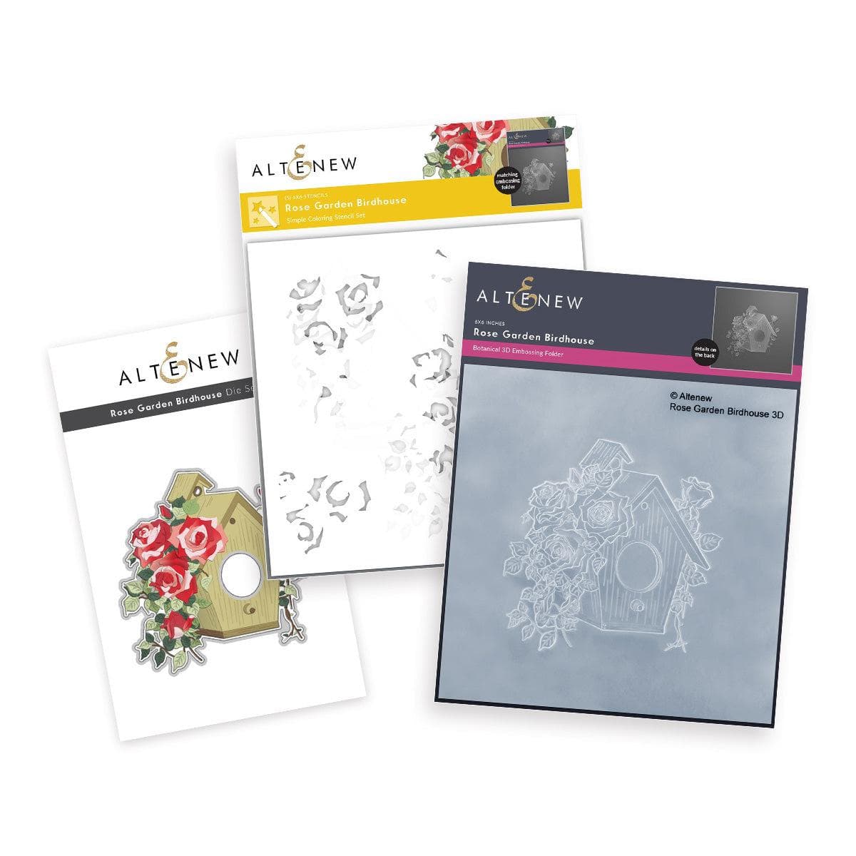 altenew-rose-garden-birdhouse-bundle-pr-gefolder-stencil image 1