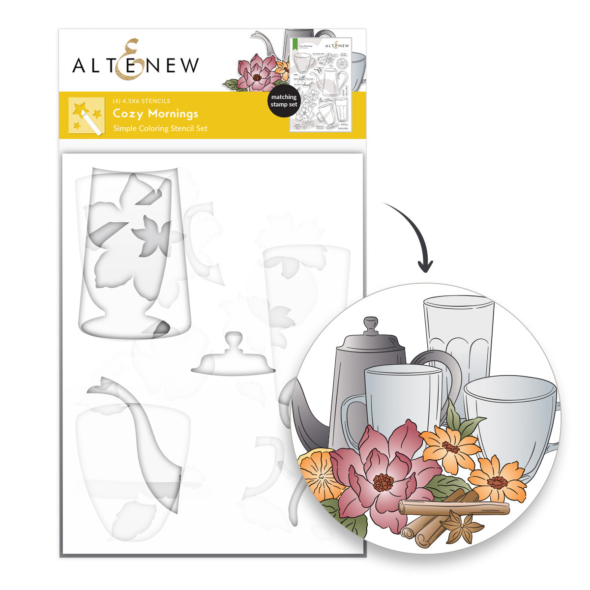 altenew-cozy-mornings-complete-bundle-stempel-schablonen-herbst image 8