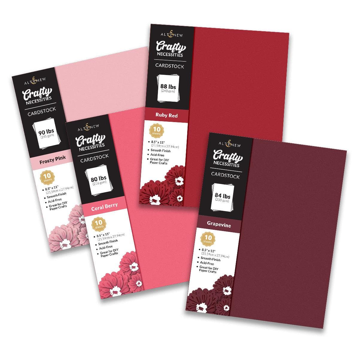 altenew-red-cosmos-cardstock-bundle-rot-40-blatt image 1