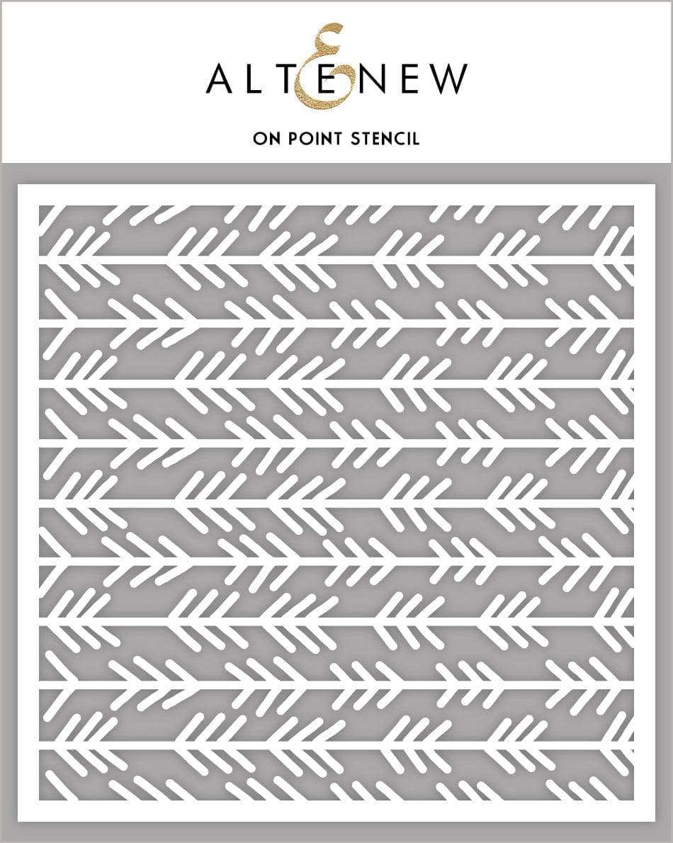 altenew-on-point-stencil-schablone-pfeile-15x15-cm image 1