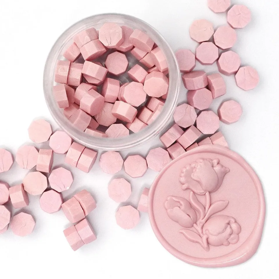 altenew-wax-seals-frosty-pink-wachsperlen-100-st-ck-rosa image 1