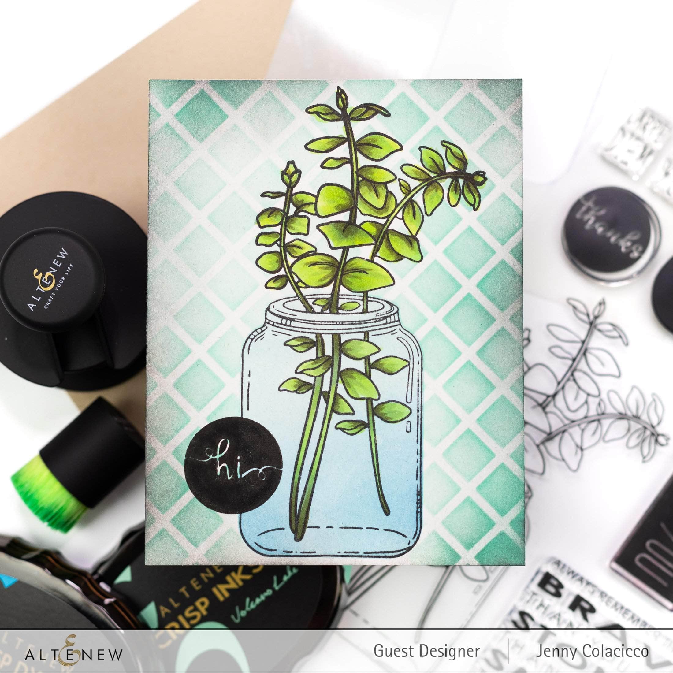 altenew-eucalyptus-jar-stempelset-eukalyptus-6x8 image 2