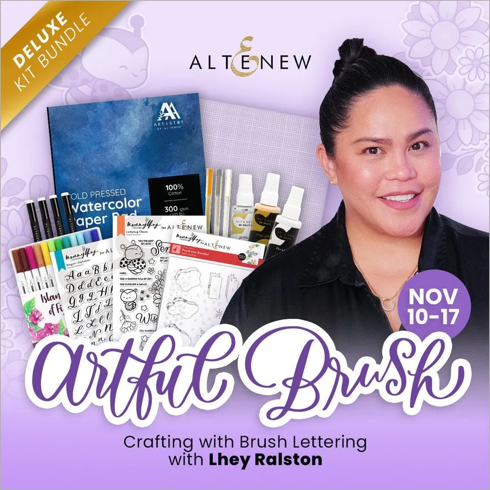 altenew-tools-artful-brush-lettering-deluxe-kit-lhey-ralston image 1