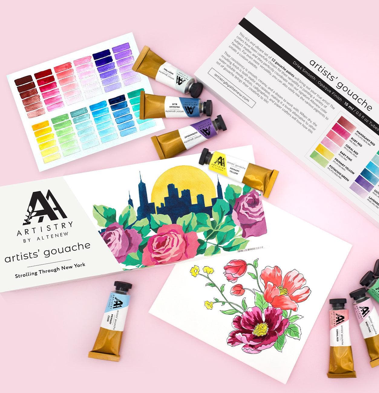 altenew-coloring-essentials-painting-101-gouache-kurs-anf-nger image 3