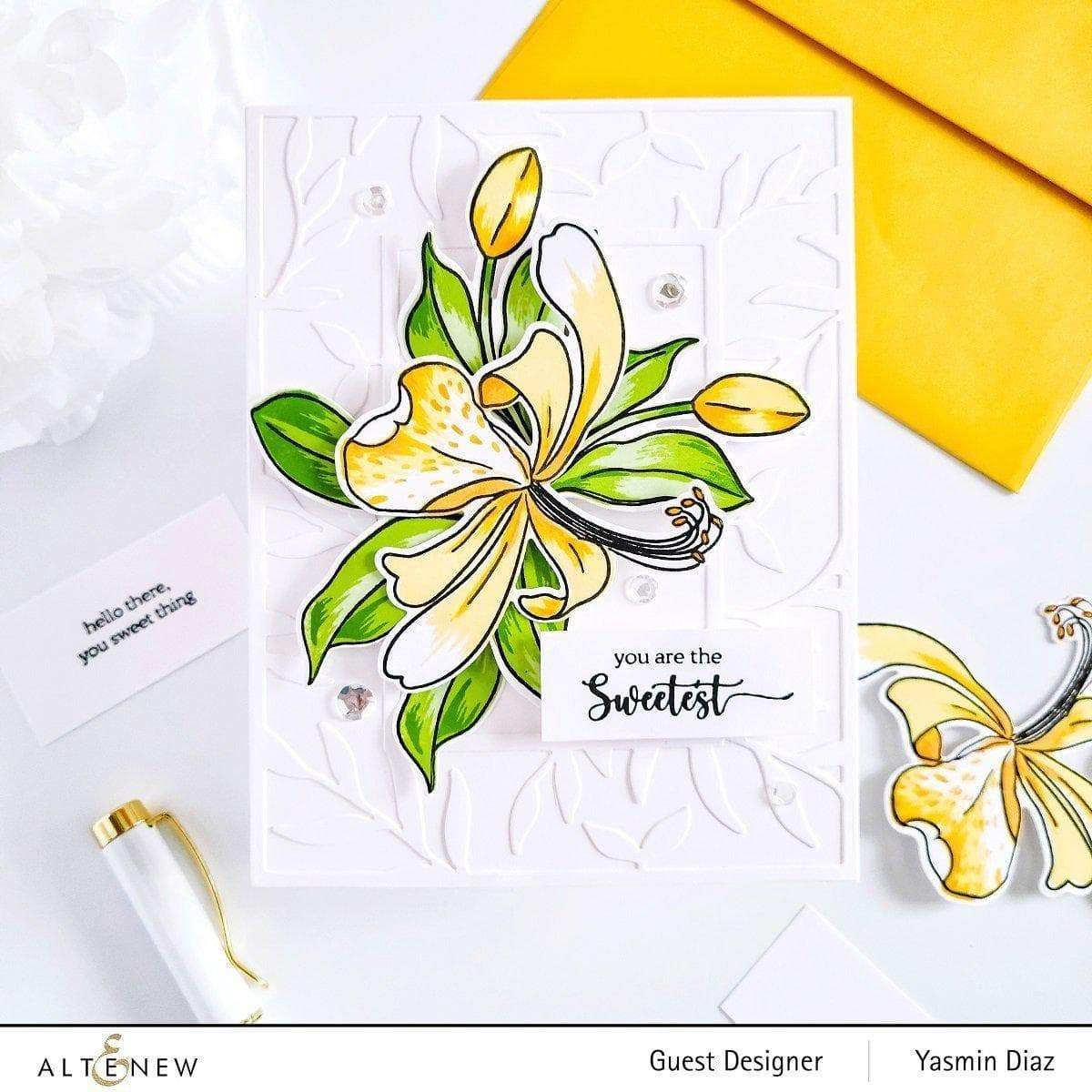 altenew-build-a-flower-honeysuckle-stempelset-mit-stanzen image 3