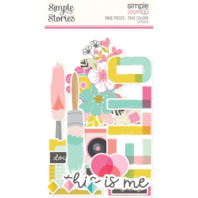 simple-stories-true-colors-page-pieces-stanzteile-14-tlg image 1