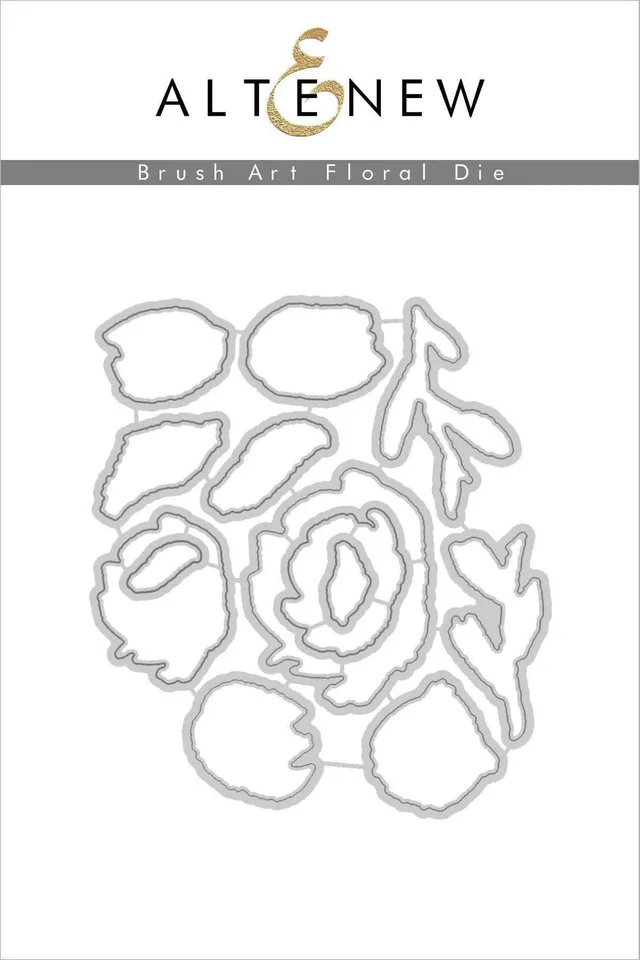 altenew-brush-art-floral-stanzschablonen-blumen-13tlg image 1
