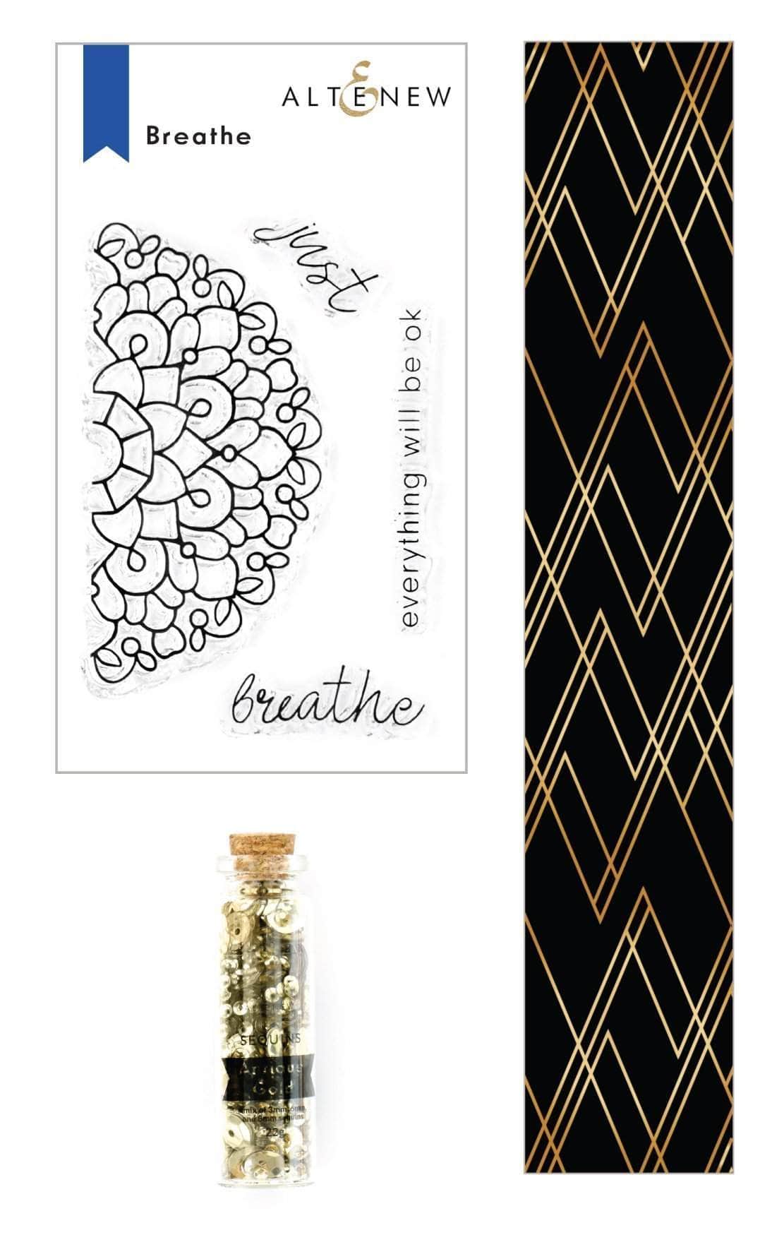 altenew-symmetric-living-bundle-stempel-washi-pailletten image 1