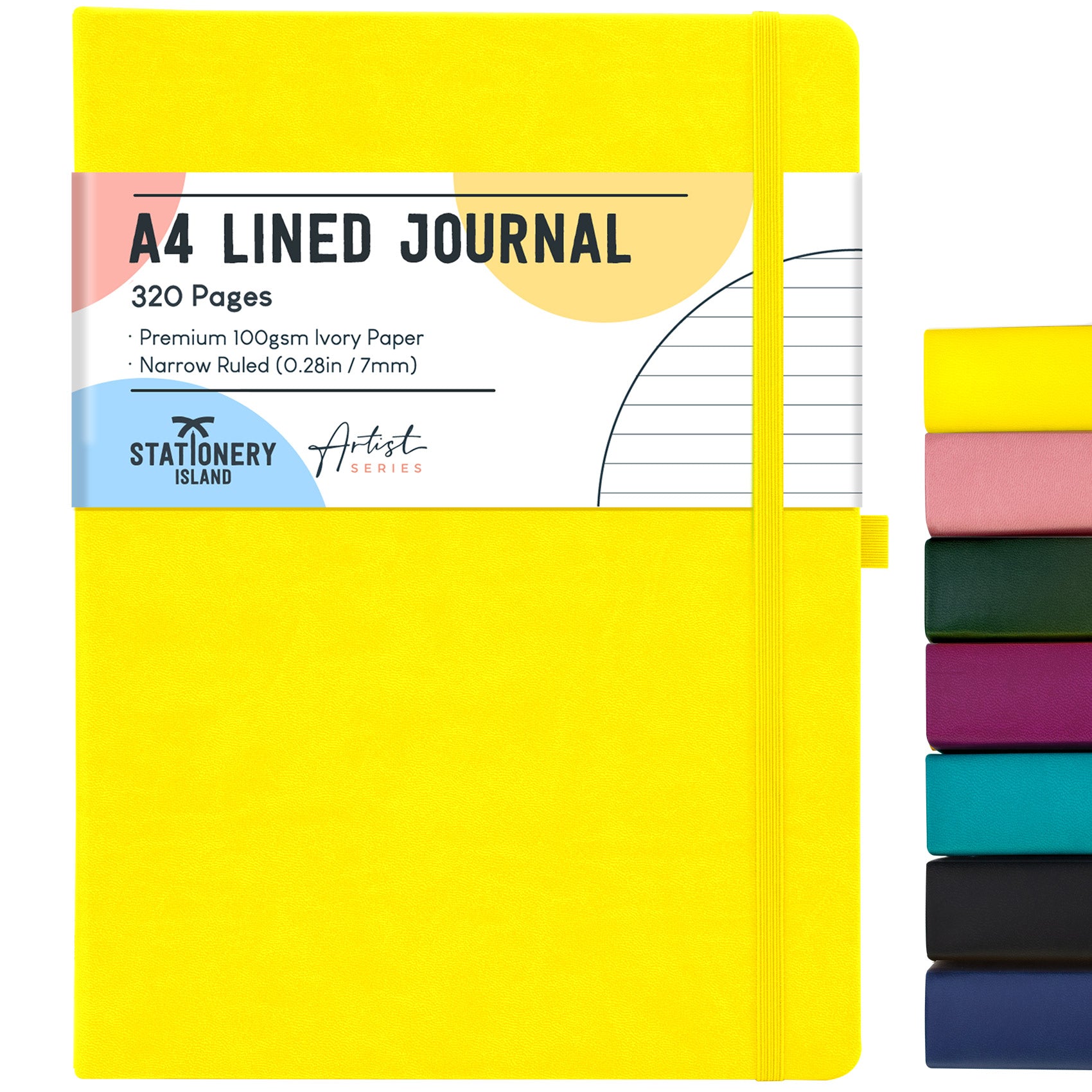 stationery-island-journals-a4-journal-liniert-berry-320-seiten image 6