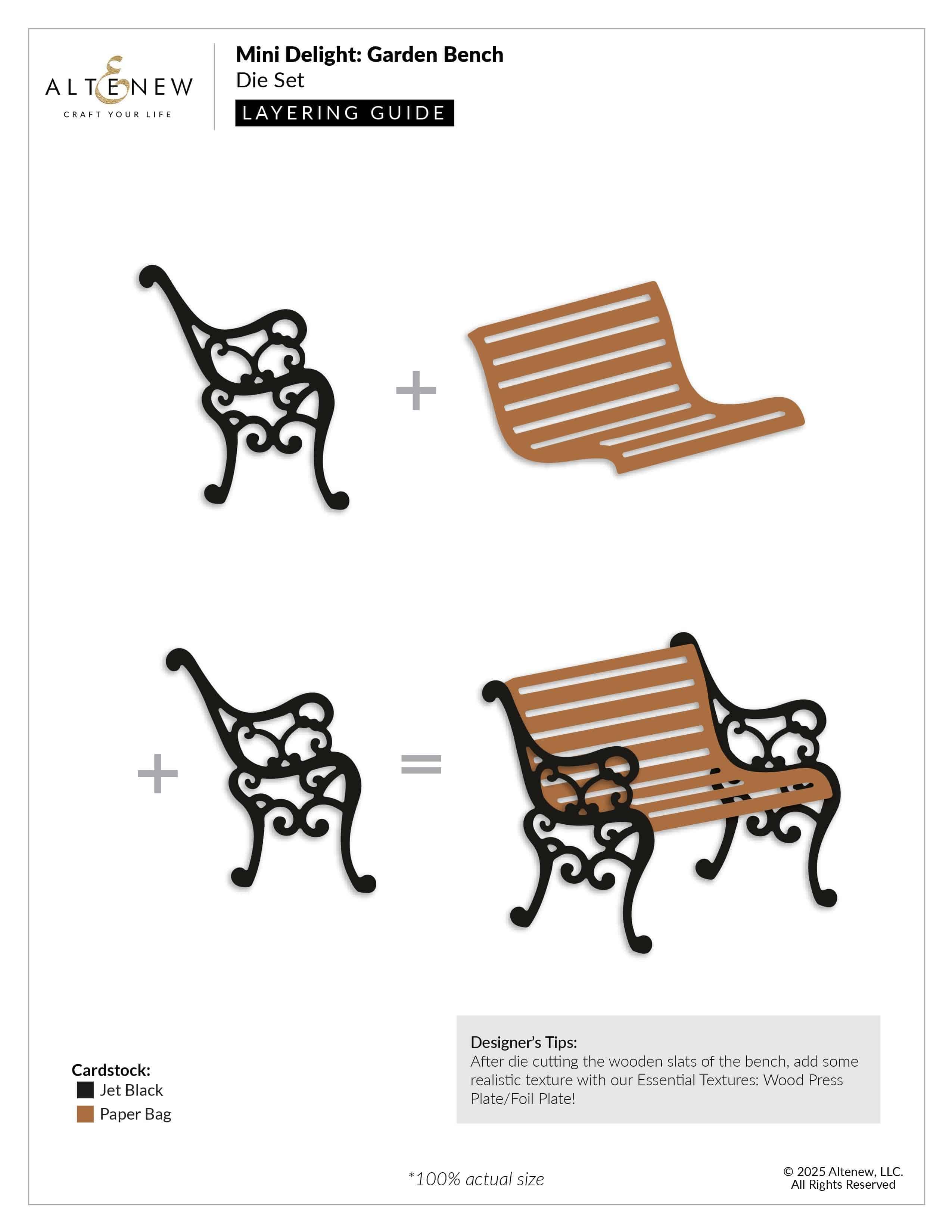 altenew-mini-delight-garden-bench-stempel-stanzen-set image 3