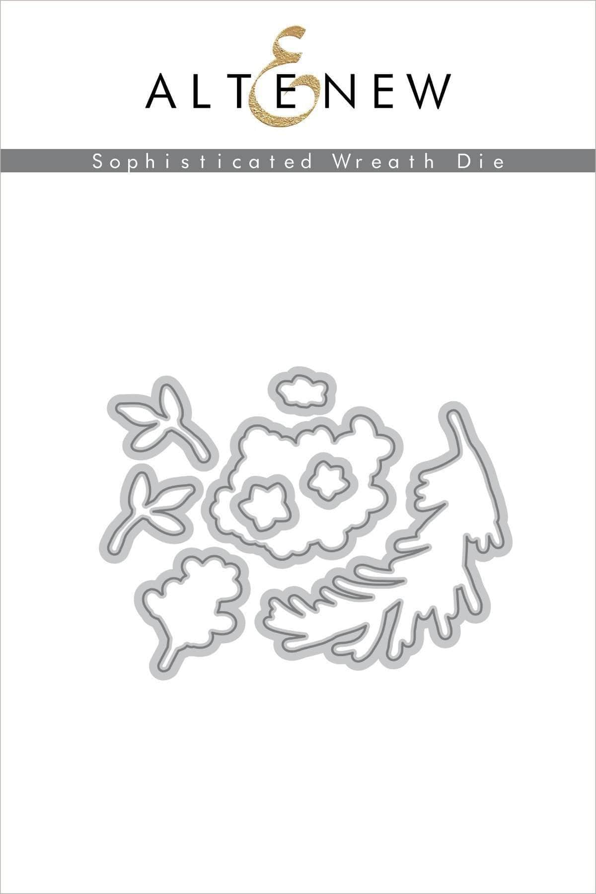 altenew-sophisticated-wreath-stanzschablonen-blumenkranz-8-teilig image 1