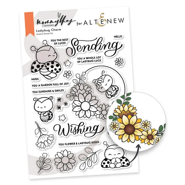 altenew-ladybug-charm-stempelset-marienk-fer-6x8 image 1