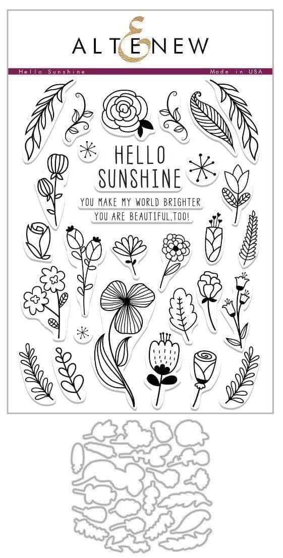 altenew-hello-sunshine-stempelset-komplett-bundle-floral-6x8 image 1