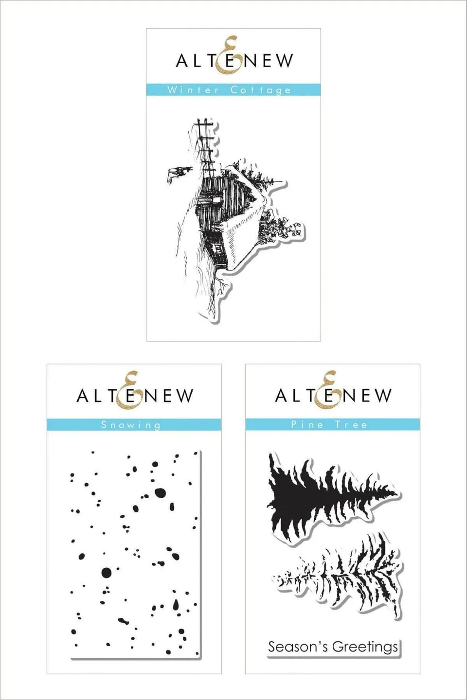 altenew-winter-mini-stempel-bundle-3-sets-2x3 image 1