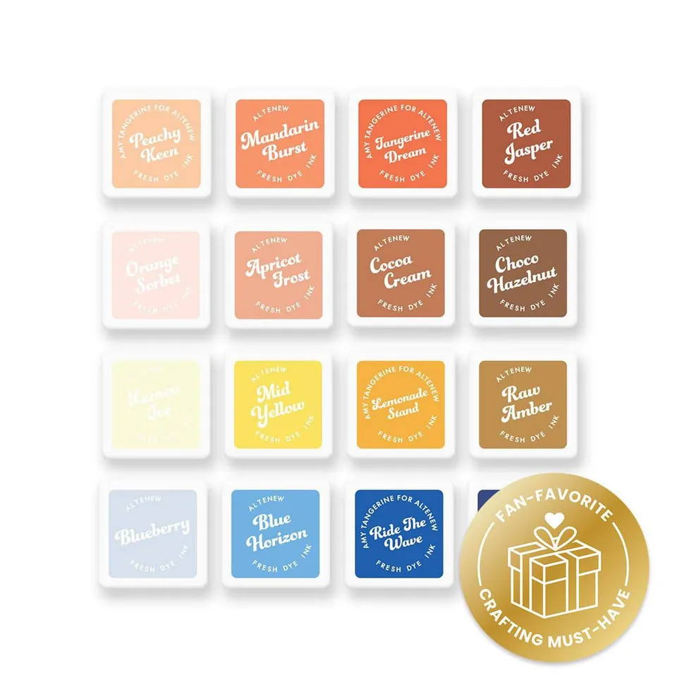altenew-summertime-shades-fresh-dye-ink-stempelkissen-16er-mini-set image 1