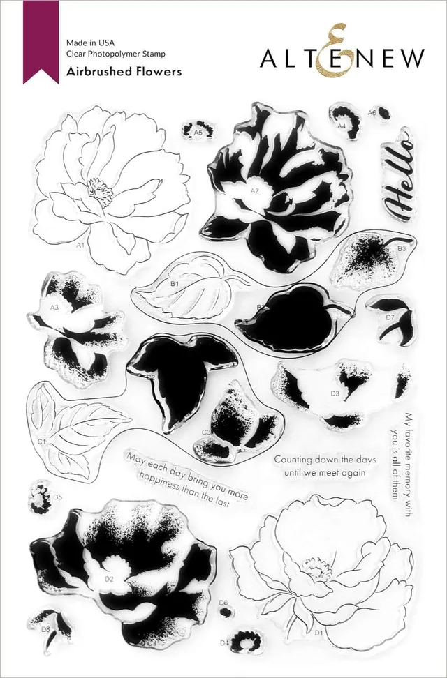 altenew-airbrushed-flowers-stempelset-anemone-24-teilig image 1