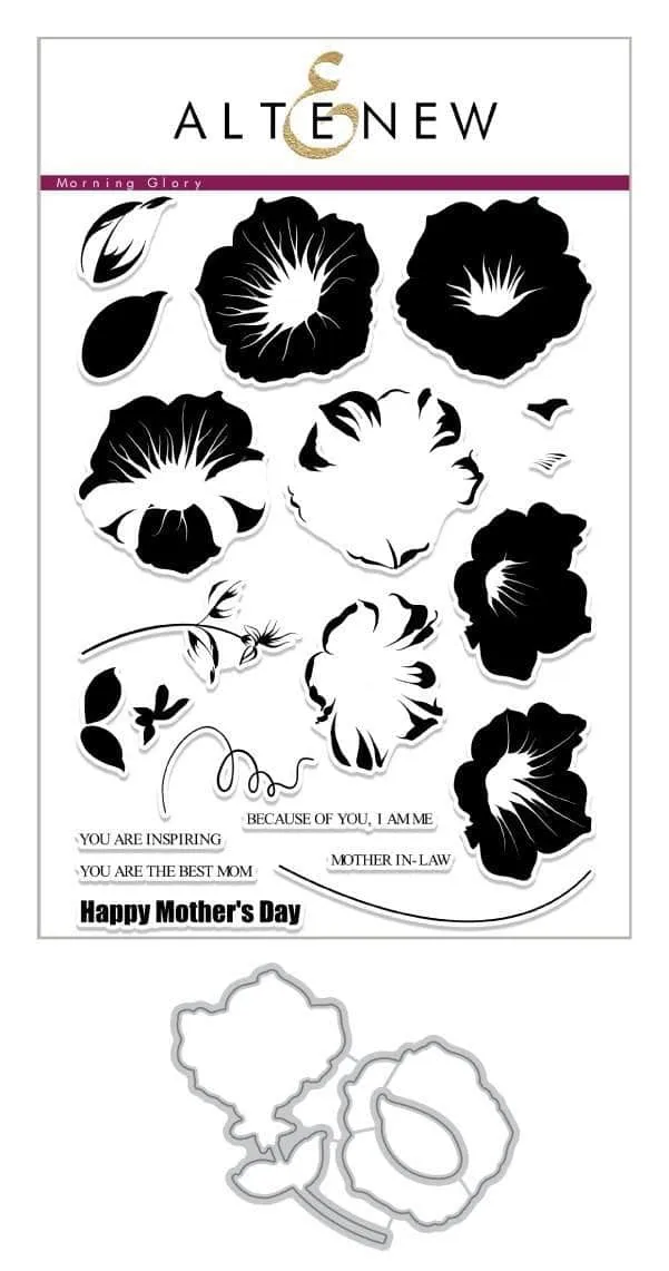 altenew-build-a-flower-morning-glory-stempel-stanzen-set image 1
