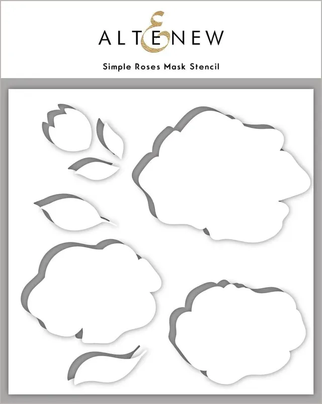 altenew-simple-roses-mask-stencil-schablone-rosen-6x6 image 1